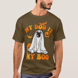 T-shirt Mon Chien Est Boo Drôle Propriétaire Chien Boo Gho