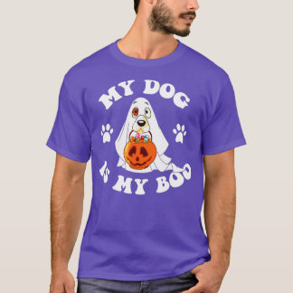 T-shirt Mon Chien Est Boo Drôle Propriétaire Chien Boo Gho