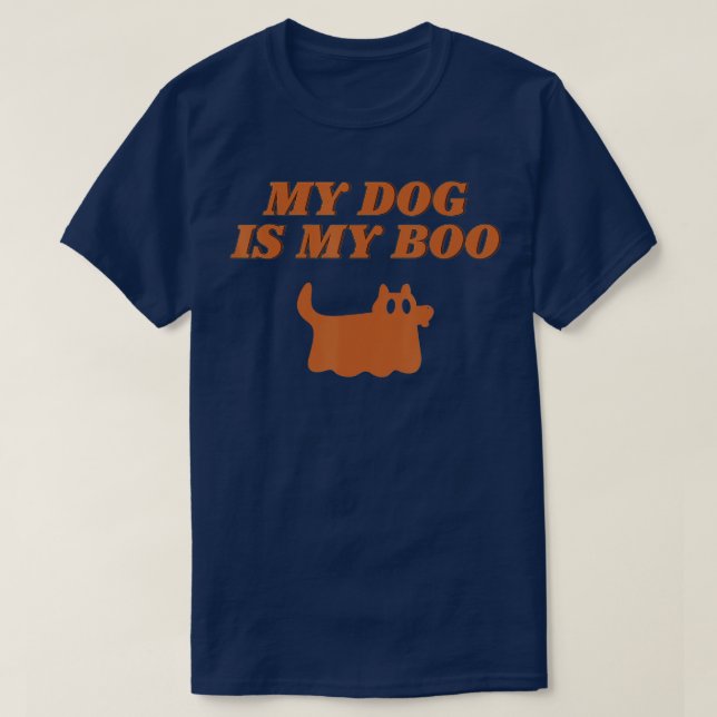 T-shirt Mon Chien Est Boo Drôle Propriétaire Chien Boo Gho (Design devant)