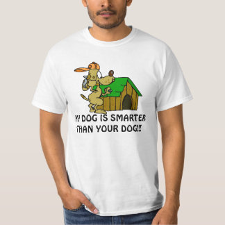 T-SHIRT MON CHIEN EST PLUS FUTÉ QUE VOTRE…