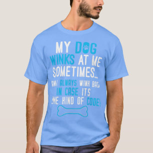 T-shirt Mon Chien Goutte Sur Moi Parfois Drôle Drôle Adult