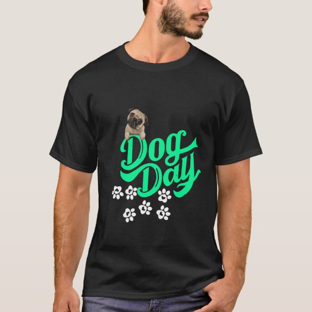 T-shirt Mon chien pense que je suis parfait (Devant)