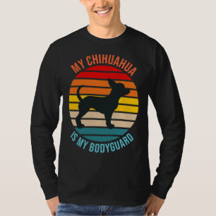 T-shirt Mon Chihuahua Est Mon Garde Du Corps