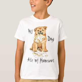 T-shirt Mon Chow Chow A Mangé Mes Devoirs