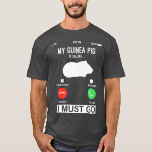 T-shirt Mon Cochon De Guinée Appelle Drôle Chemise De Coch
