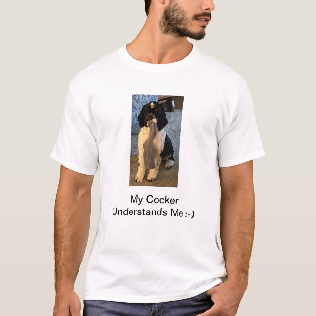 T-shirt - Mon Cocker me comprend (Devant)
