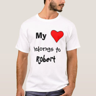 T-shirt Mon coeur appartient à….