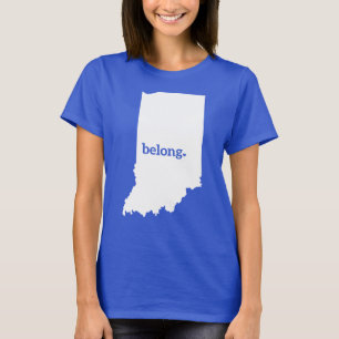 T-shirt Mon coeur appartient à l'Indiana