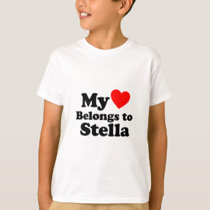 T-shirt Mon coeur appartient à Stella