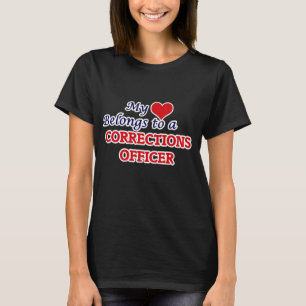 T-shirt Mon coeur appartient à un dirigeant de correction