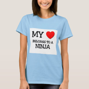 T-shirt Mon Coeur Appartient À Un NINJA
