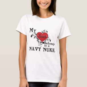 T-shirt Mon coeur appartient à une arme nucléaire de