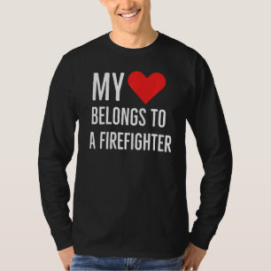 T-shirt Mon Coeur Appartient À Une Citation Anniversaire D