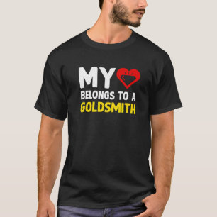 T-shirt Mon Coeur Appartient À Une Fin De Créatrice De Bij
