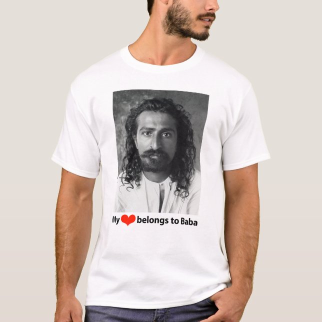 T-shirt Mon coeur appartient au baba (Devant)