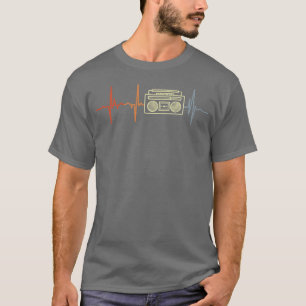 T-shirt Mon cœur bat pour la musique hip hop ami