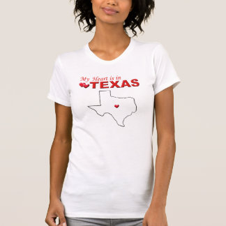 T-shirt Mon coeur est dans la chemise de douille de