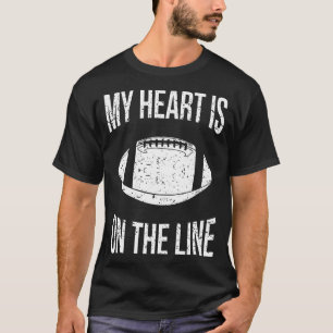 T-shirt Mon Coeur Est En Ligne L'Offensive Lineman VI