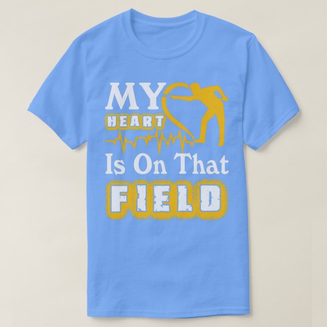 T-shirt Mon Coeur Est Sur Ce Terrain Pool Billard Amateurs (Design devant)