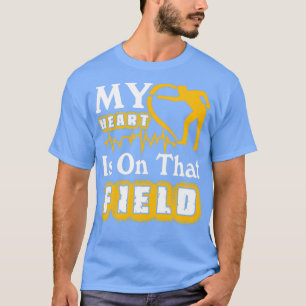 T-shirt Mon Coeur Est Sur Ce Terrain Pool Billard Amateurs
