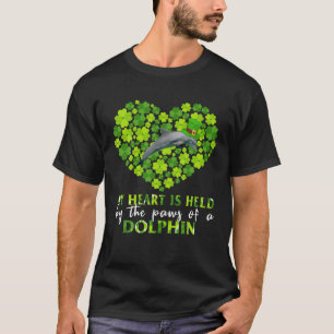 T-shirt Mon Coeur Est Tenu Par Les Pattes D'Un Dauphin