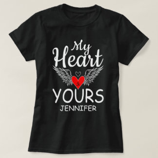 T-shirt Mon coeur est votre amour Citation Valentines Day