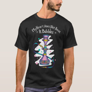 T-shirt Mon Coeur Ne Le Bat Pas Bubbles Shisha Hookah Sm