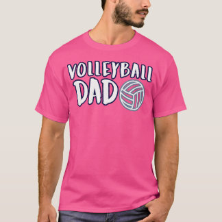T-shirt Mon Coeur Sur Cette Cour Drôle Papa Volleyball Par