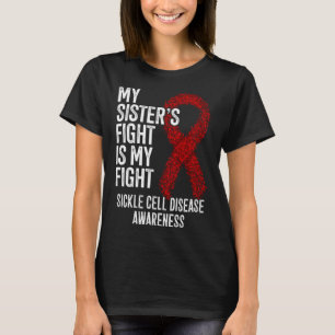 T-shirt Mon combat contre la maladie de la faucille est mo