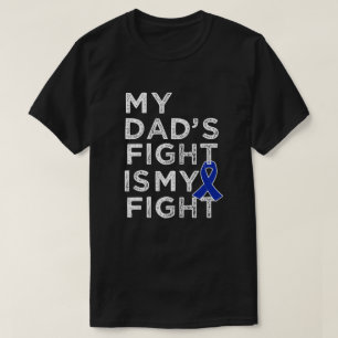 T-shirt Mon combat de papas est mon combattant - chemise