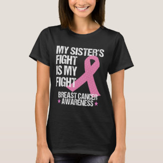 T-shirt Mon combat Soeurs est mon combat cancer du sein de