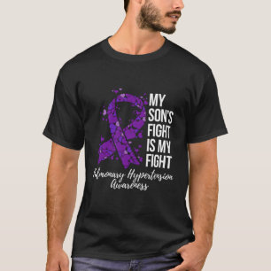 T-shirt Mon Combat Son’S Est Mon Combat Pulmonaire Hyper