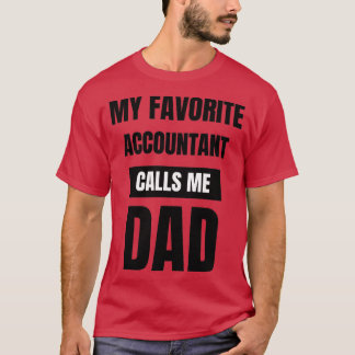 T-shirt Mon Comptable Favori M'Appelle Papa 7