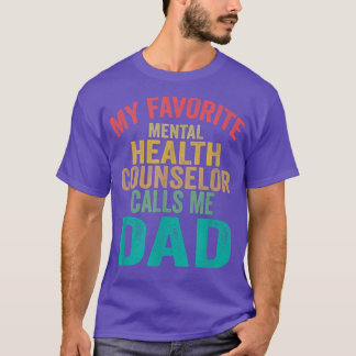 T-shirt Mon Conseiller En Santé Mentale Préféré M'Appelle 