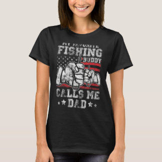 T-shirt Mon copain de drapeau américain favori Appelez-moi