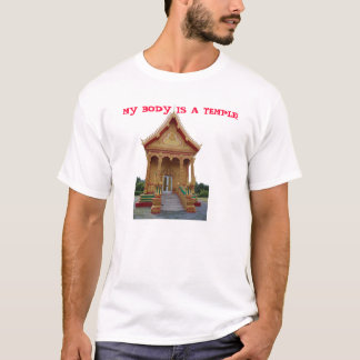 T-SHIRT MON CORPS EST UN TEMPLE !