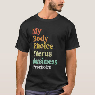 T-shirt Mon corps Mon choix Pro Choice Messy Bun Us Indica