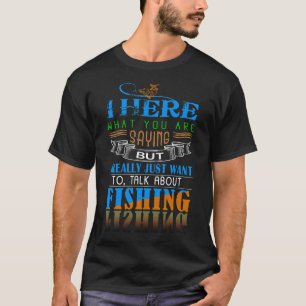 T-shirt Mon costume de pêche chanceux - Bass de poissons d
