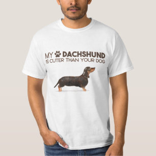 T-SHIRT MON DACHSHUND EST MIEUX QUE TON CHIEN