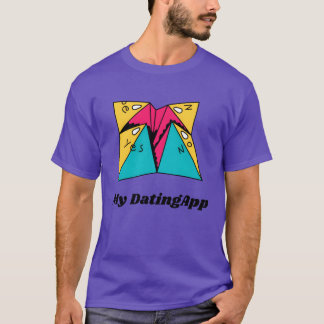 T-shirt Mon DatingApp dans le style des années 90