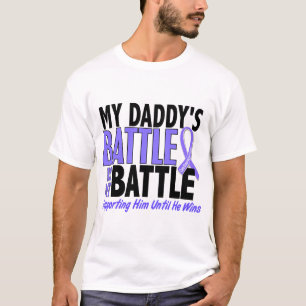 T-shirt Mon de bataille Cancer oesophagien de papa trop