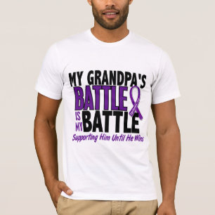 T-shirt Mon de bataille Cancer pancréatique de grand-papa