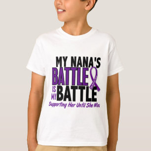 T-shirt Mon de bataille Cancer pancréatique de Nana trop