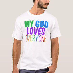T-shirt Mon Dieu aime tout le monde