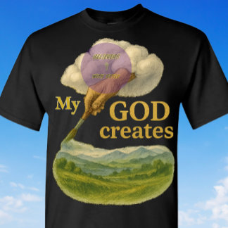 T-shirt Mon DIEU crée - Chrétien