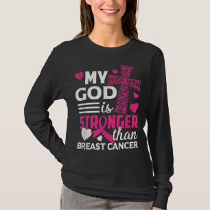 T-shirt Mon Dieu Est Plus Fort Que La Sensibilisation Au C