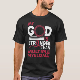 T-shirt Mon Dieu Est Plus Fort Que La Sensibilisation Au M