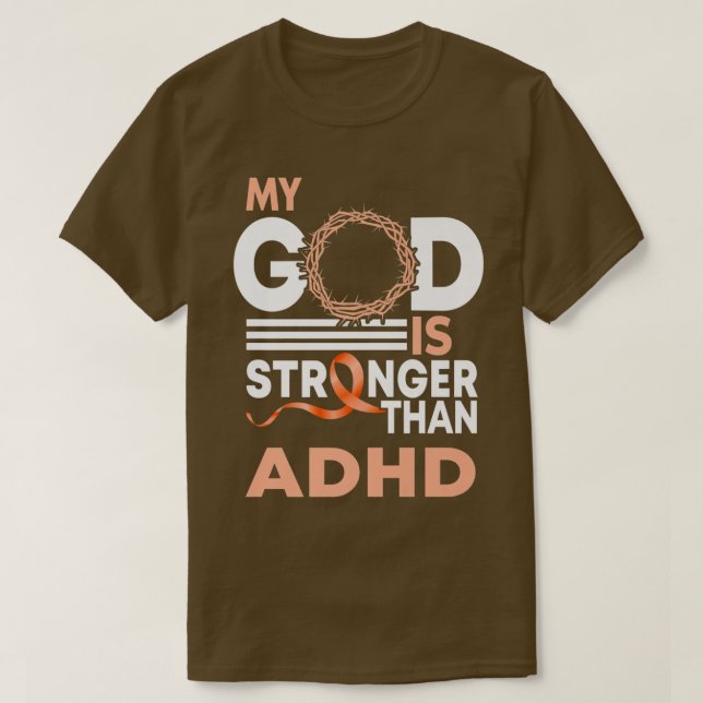 T-shirt Mon Dieu Est Plus Fort Que Le Prem Du Ruban De Sen (Design devant)