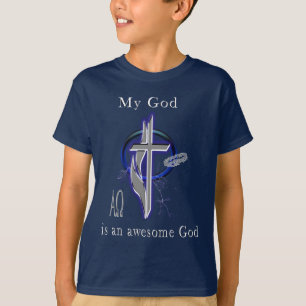 T-shirt Mon Dieu est un Dieu génial