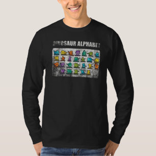 T-shirt Mon Dinosaure Enfants Alphabet Dino Fossil Abc 1